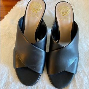 Vince Camuto leather mule sandal